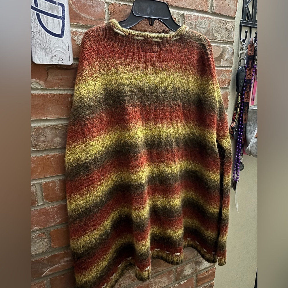 Bit & Bridle Poncho Cape Knit One Size Horse Western Boho - Picture 5 of 5
